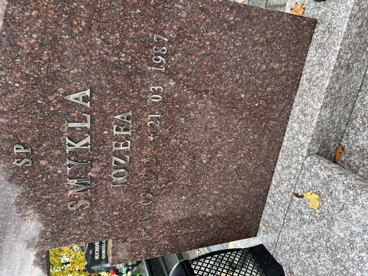 Grób Waldemar Smykla