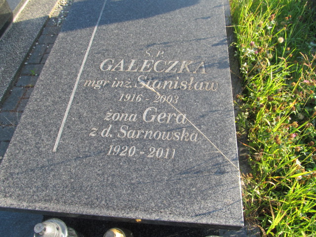 Stanisław Gałeczka 1916 Wyry - Grobonet - Wyszukiwarka osób pochowanych