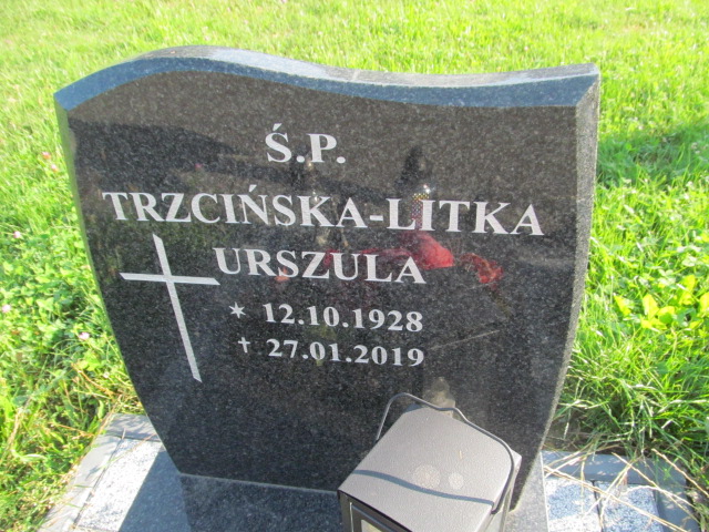 Urszula Trzcińska Litka 1928 Wyry - Grobonet - Wyszukiwarka osób pochowanych