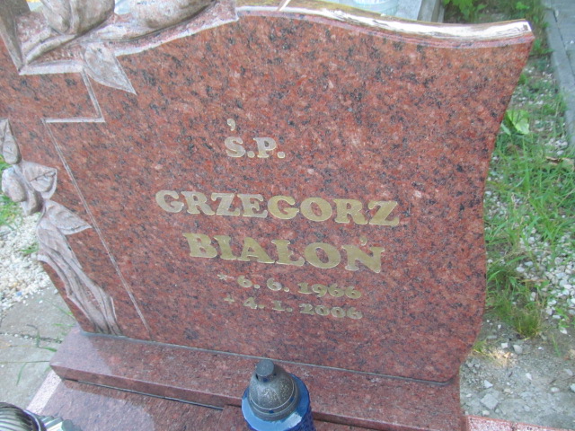 Grzegorz Białoń 1966 Wyry - Grobonet - Wyszukiwarka osób pochowanych