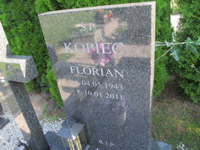Florian Kopiec 1943 Wyry - Grobonet - Wyszukiwarka osób pochowanych